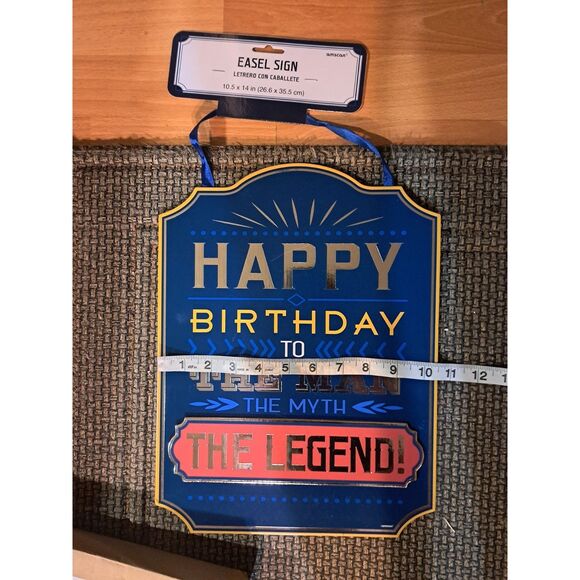 LOT of "50th Birthday" decor new in packages 96 banners-5 Plaques1 XL Banner - Picture 6 of 8